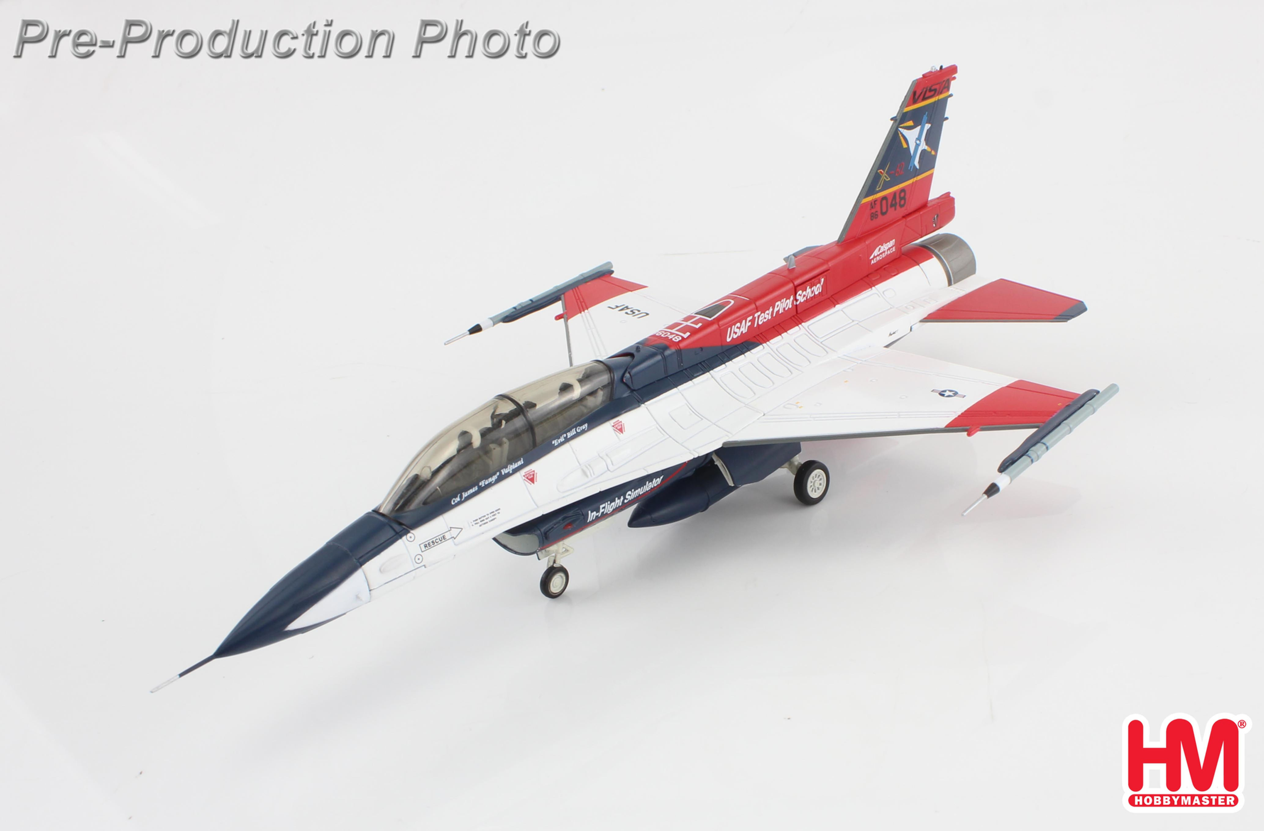 Hobby Master HA38042, X-62A VISTA 86-0048, USAF Test Pilot School, Edwards, 1:72