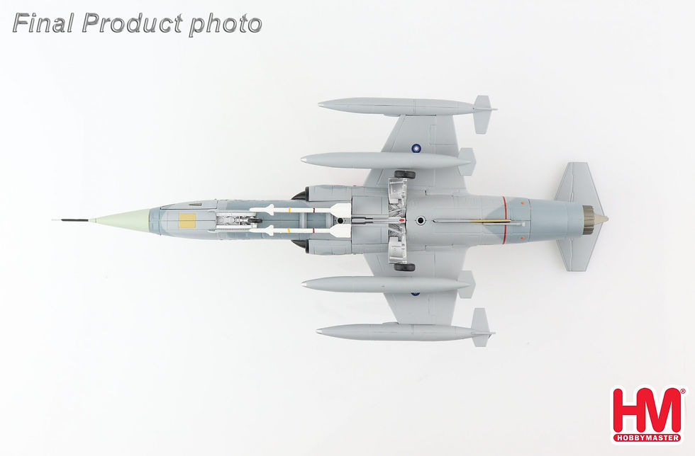 Thumbnail: Hobby Master HA1069, F-104G Starfighter 4301, 7th FS., ROCAF, CCK AFB, 1:72