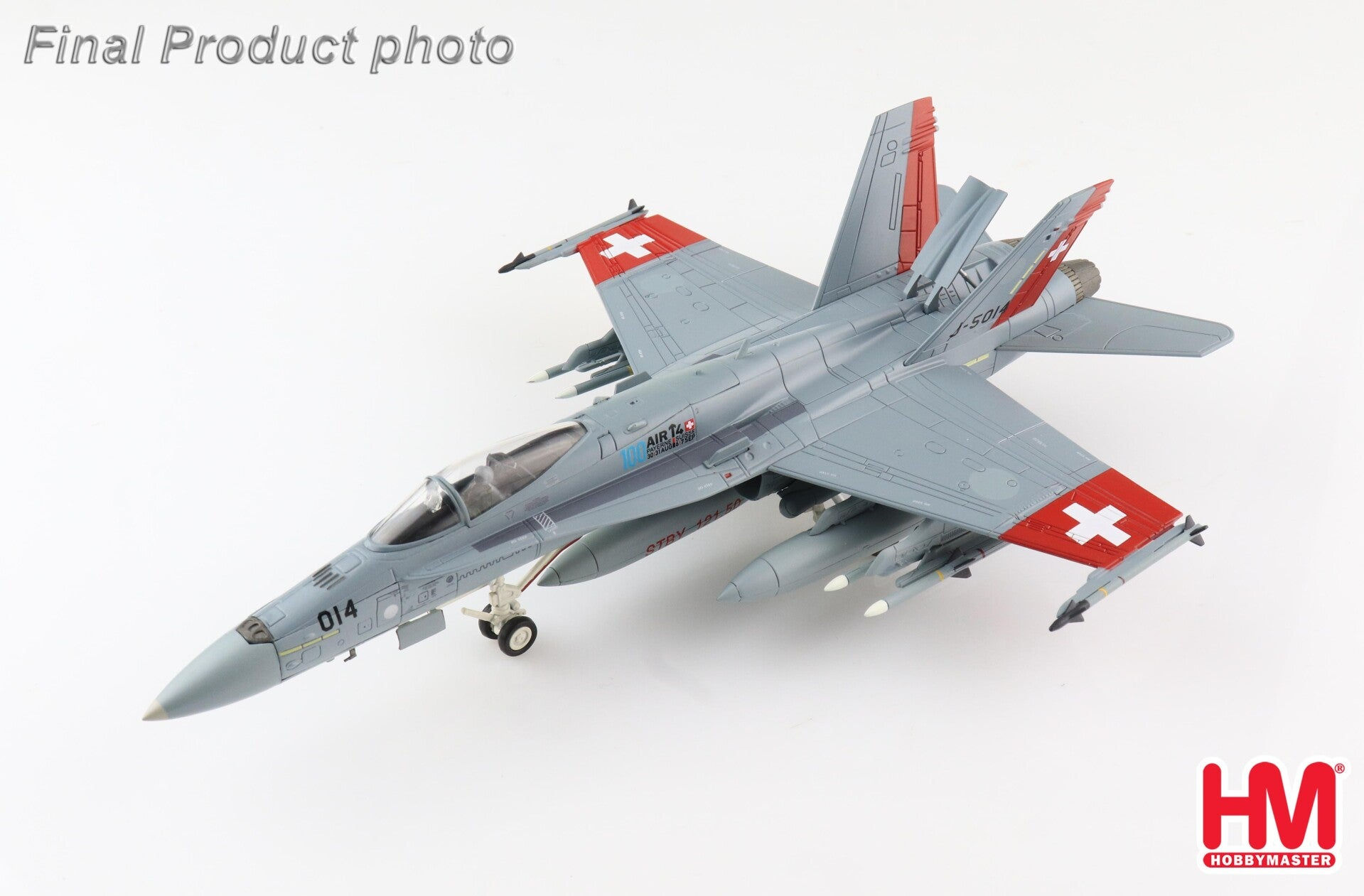 Hobby Master HA3572, F/A-18C Hornet J-5014, Swiss Air Force, 2014, 1:72