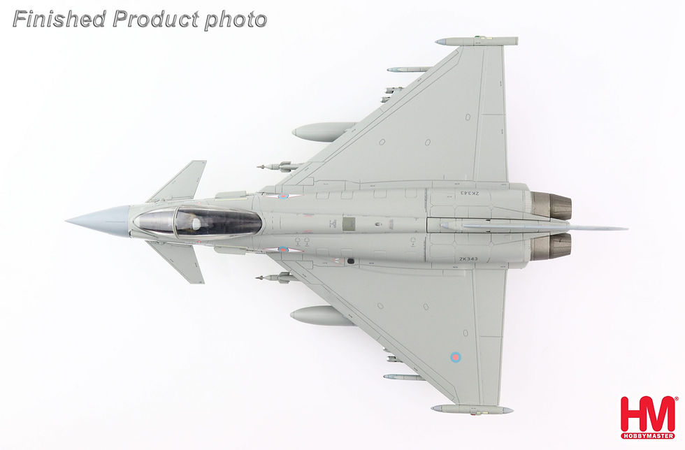Thumbnail: Hobby Master HA6614, Eurofighter Typhoon FGR4 ZK343, 1(F) Sqn, RAF, 1:72
