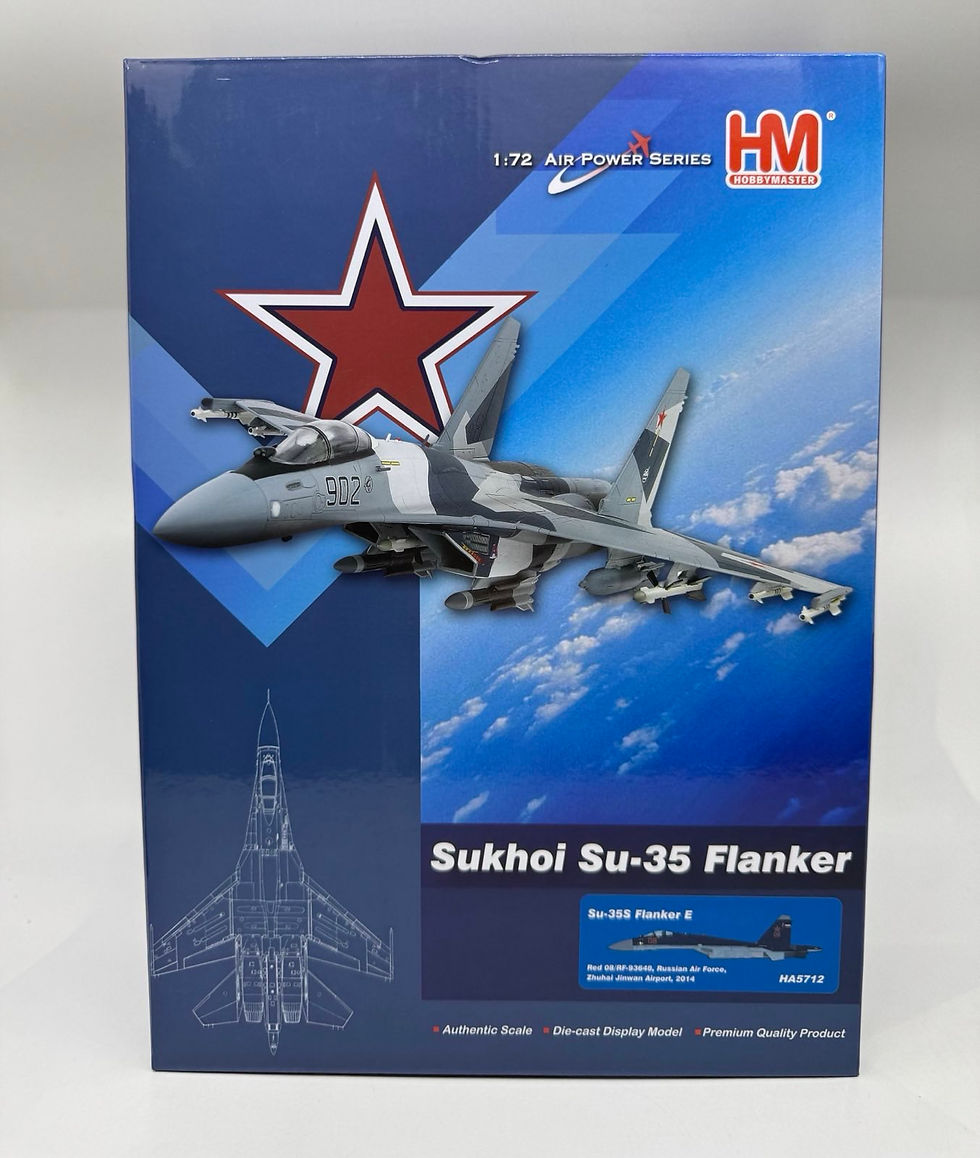 Thumbnail: Hobby Master HA5712, Su-35S Flanker E Red 03/RF-95242, 23rd IAP, 303rd DPV, 1:72