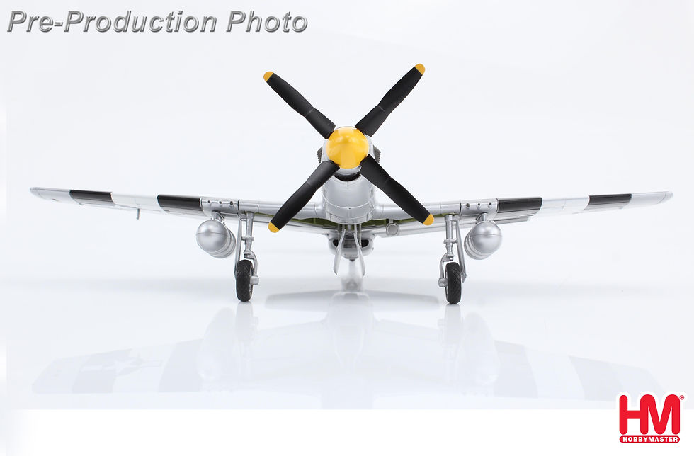 Thumbnail: Hobby Master HA7747, P-51D Mustang "Bad Angel" flown by Lt. Louis E. Curde, 1:48