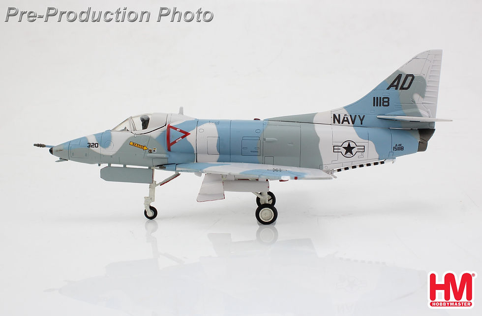 Thumbnail: Hobby Master HA1442, A-4E "Aggressor Scheme" 151118, VA-43, US Navy, 1975, 1:72