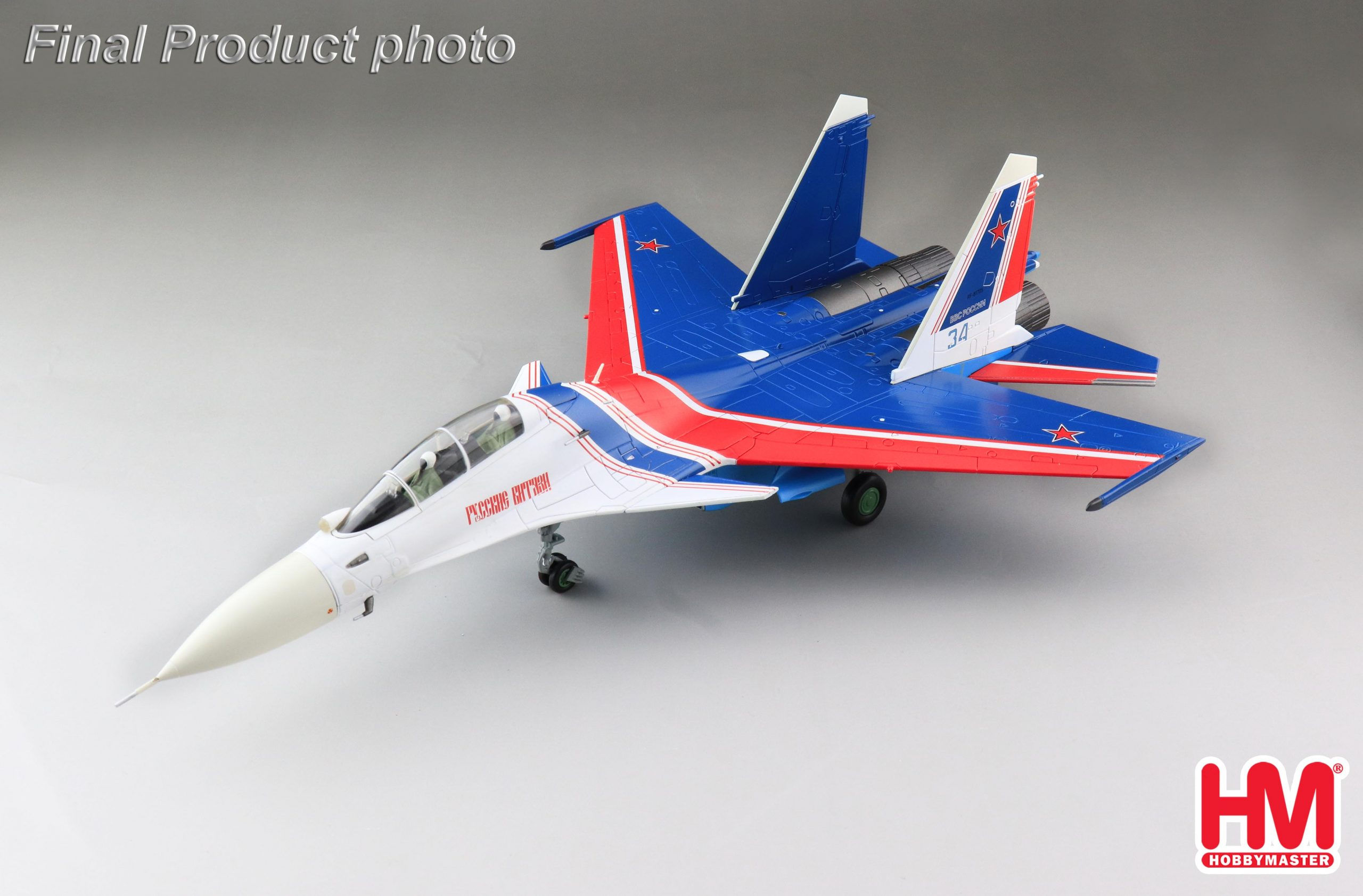 Hobby Master HA9503, Su-30SM Russian Knights Blue 34, RF-81705, 1:72