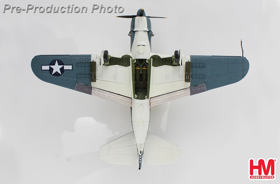 Thumbnail: Hobby Master HA2215, SB2-C Helldiver White 62, VB-18, USS Intrepid, 1944, 1:72