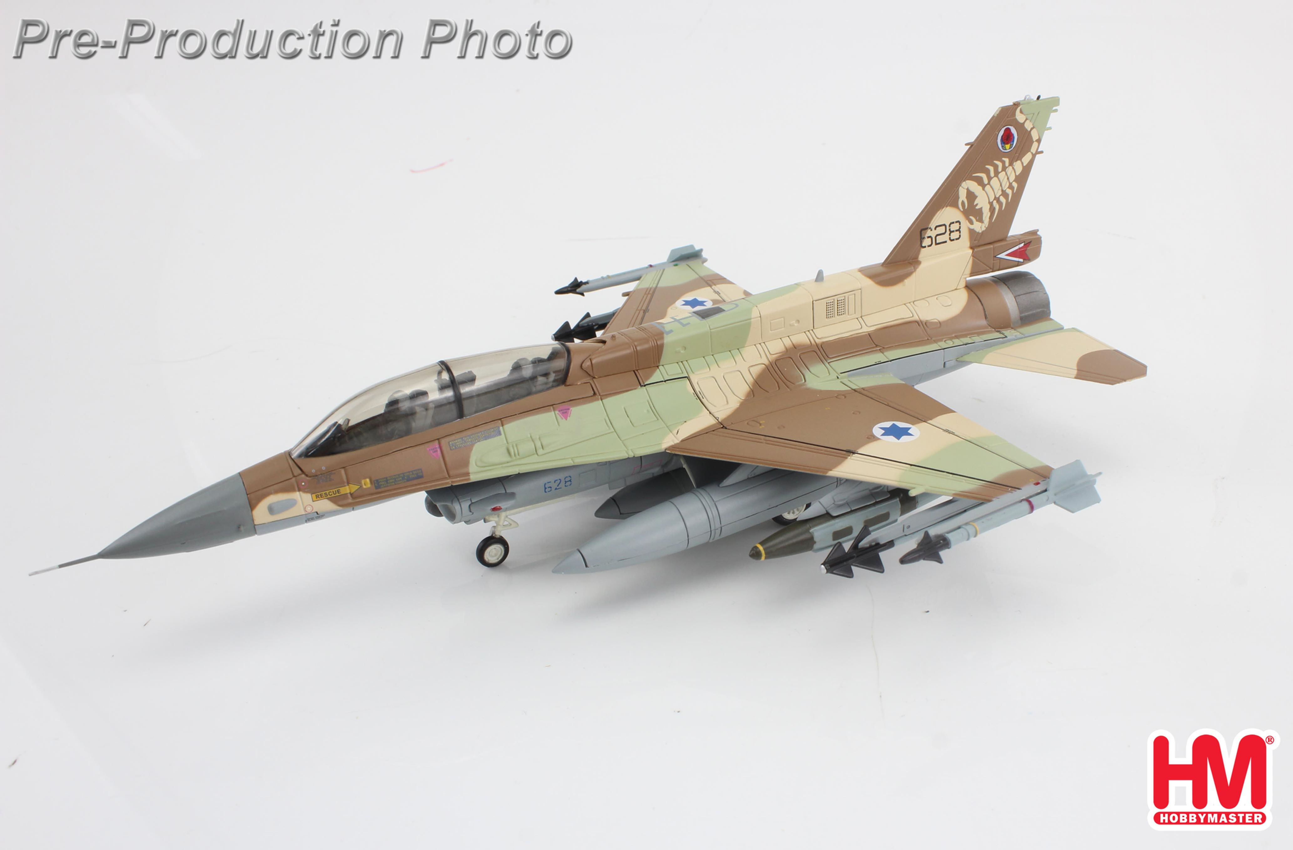 Hobby Master HA38038, F-16D Barak 628, 105 Squadron "The Scorpion", IAF, 1:72