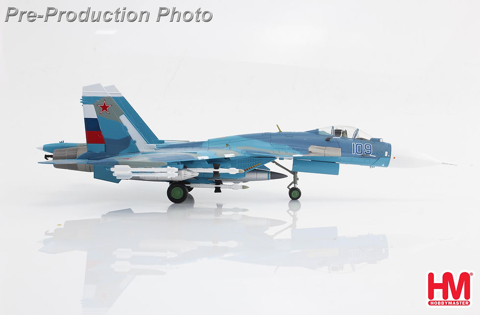 Thumbnail: Hobby Master HA6050, Su-27K Sea Flanker Bort 109, aircraft carrier, 1:72
