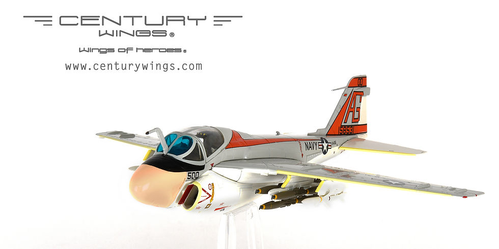 Thumbnail: Century Wings CW001643, A-6E INTRUDER U.S NAVY VA-65 TIGERS AG500 1972, 1:72
