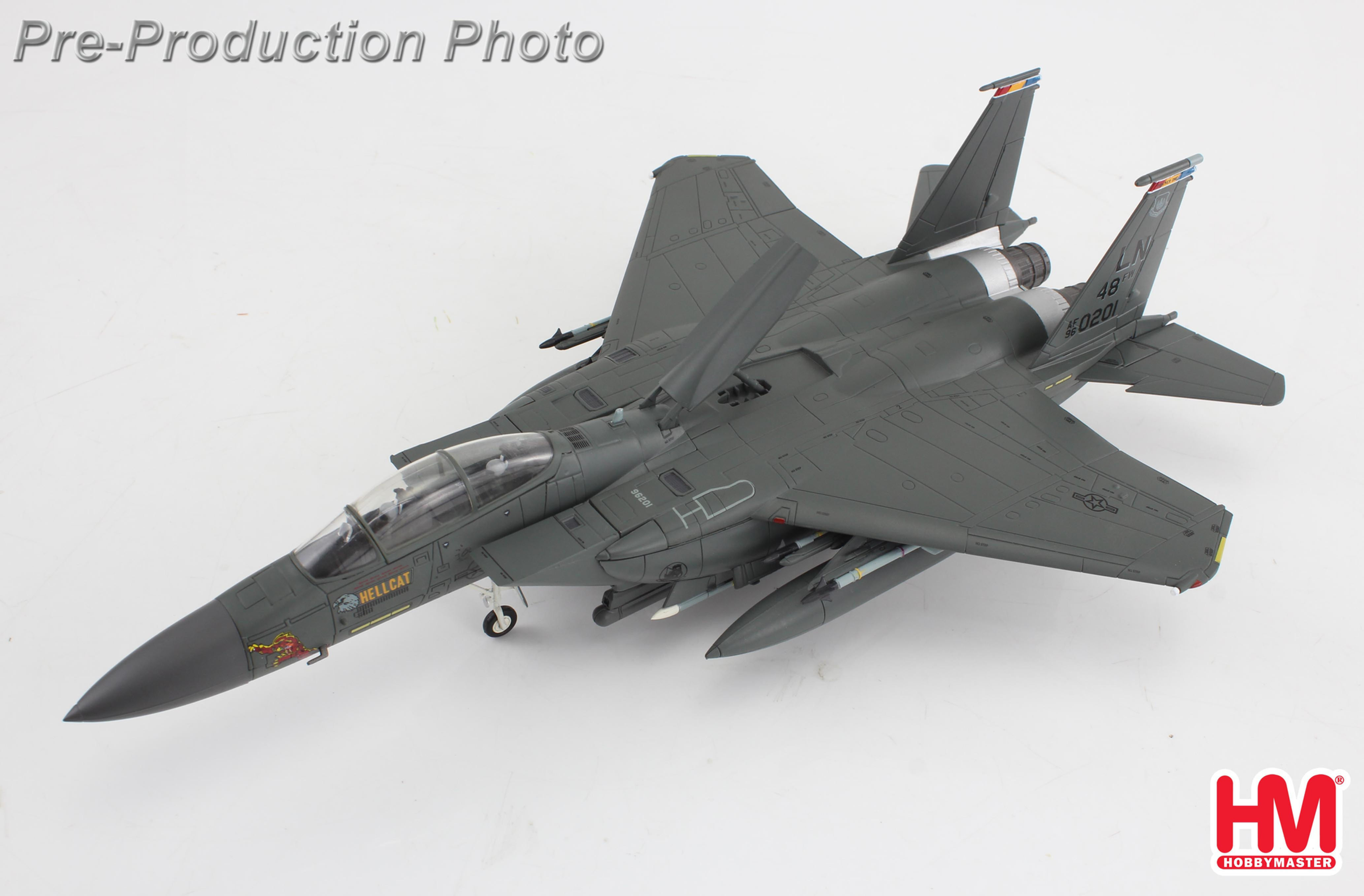 Hobby Master HA4549, F-15E "Hellcat" 96-0201, 494th FS, 48th FW, RAF, 1:72