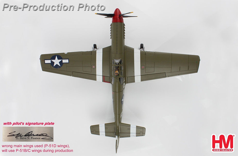 Thumbnail: Hobby Master HA8515b,  P-51B Mustang "Steve Pisanos" 36798, 4th FG, 334th, 1:48