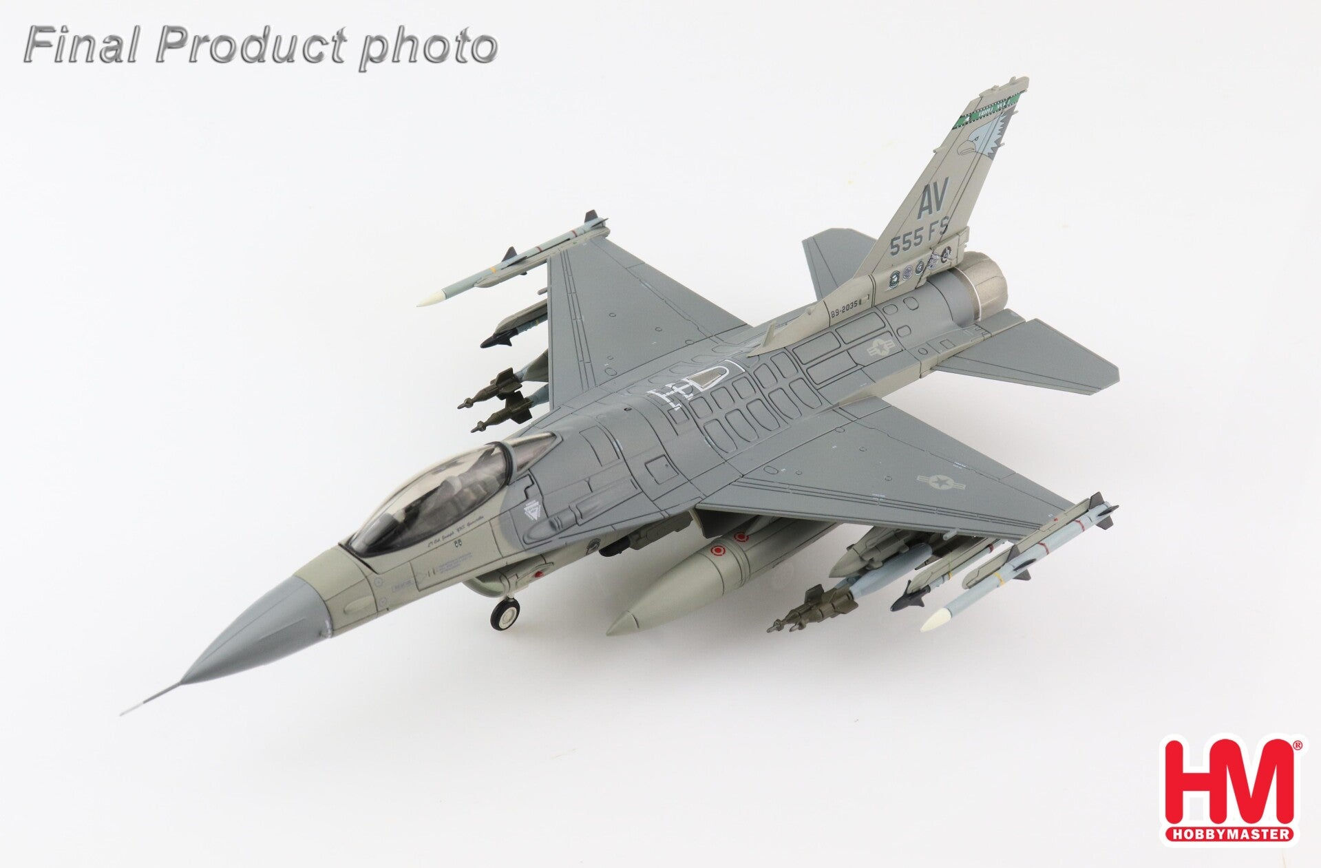 Hobby Master HA38007, F-16CG Block 40 "OIF" 89-2035, 555th FS Commander, 1:72