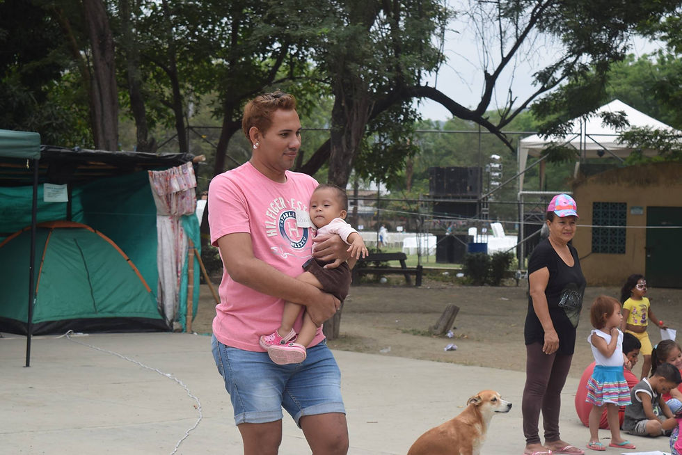 campamento Mamey en Portoviejo / Foto: Tahina Tasintuña