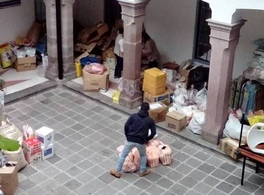Manejo de donaciones en el Patronato Municipal San José.