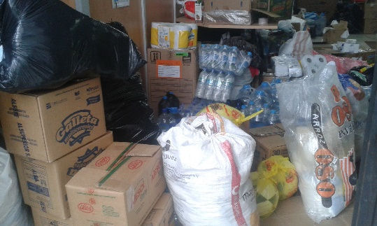 Donaciones en el MIES