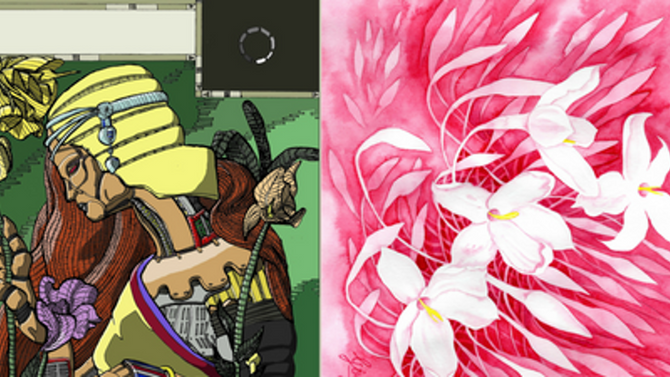 New show! Different Worlds at ArtSHINE Gallery!