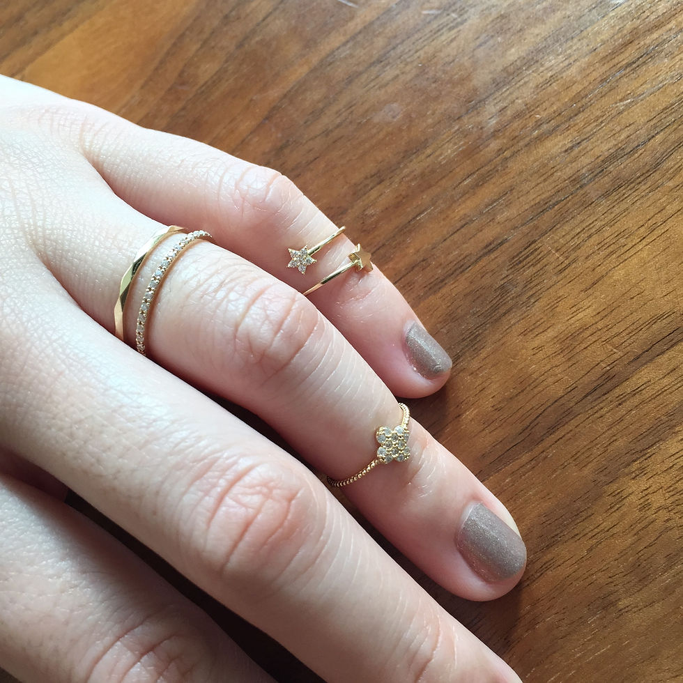 Thumbnail: Star Crossover Midi Ring
