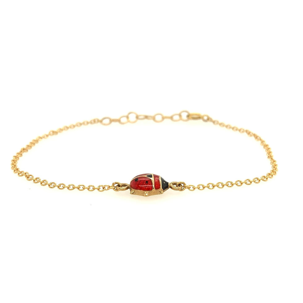 Thumbnail: Vintage Ladybug Bracelet