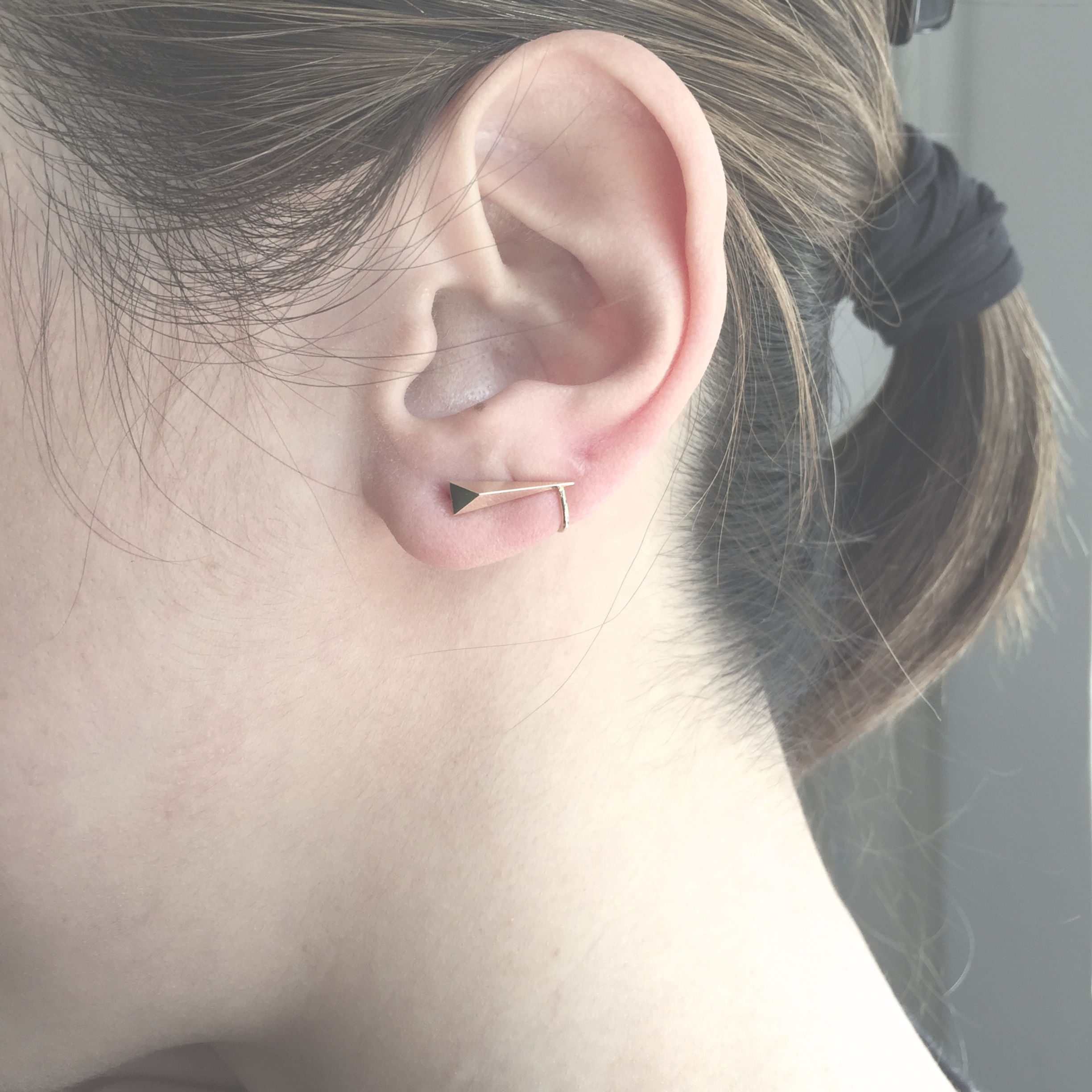 Pointed Polygon Ear Cuff