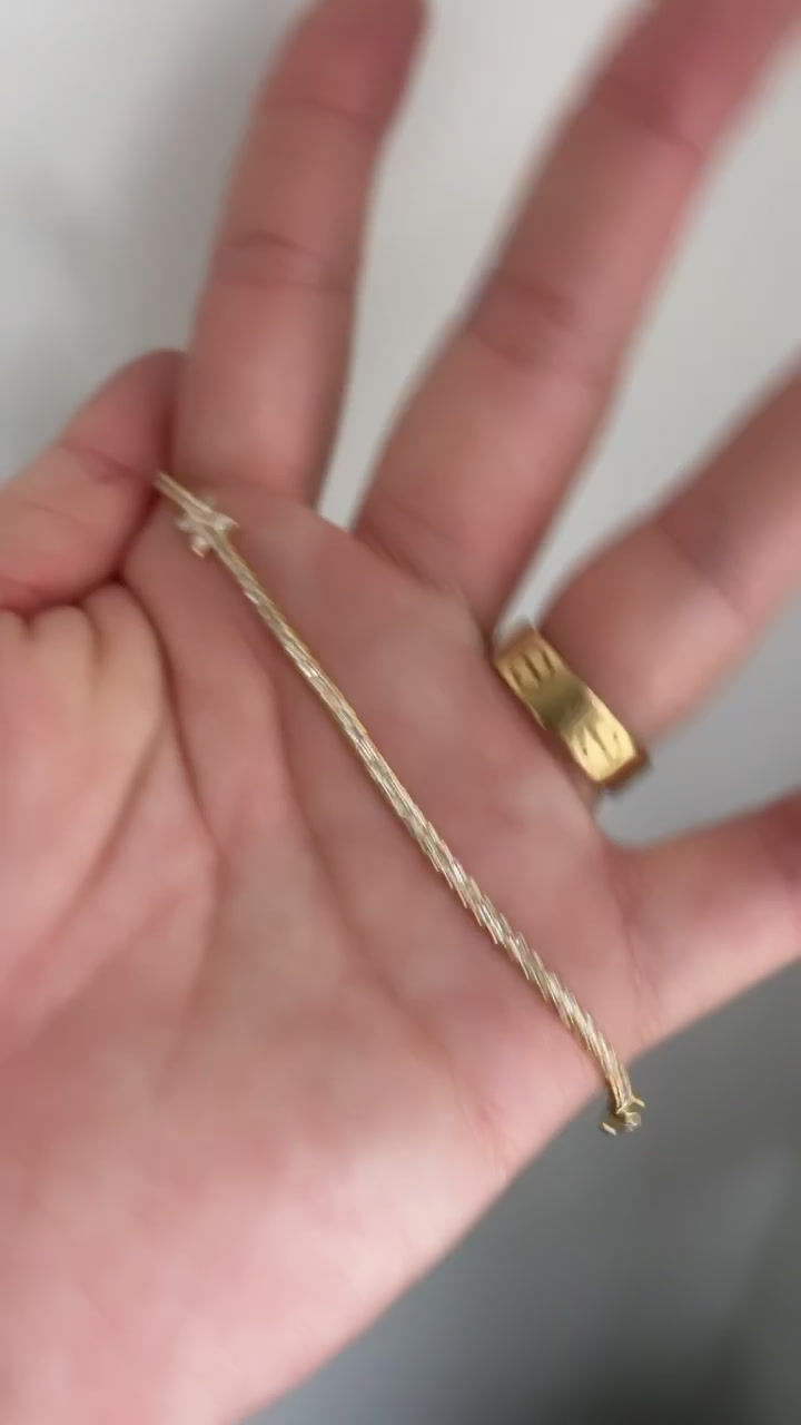 Thumbnail: Marquise Flower Diamond Line bracelet