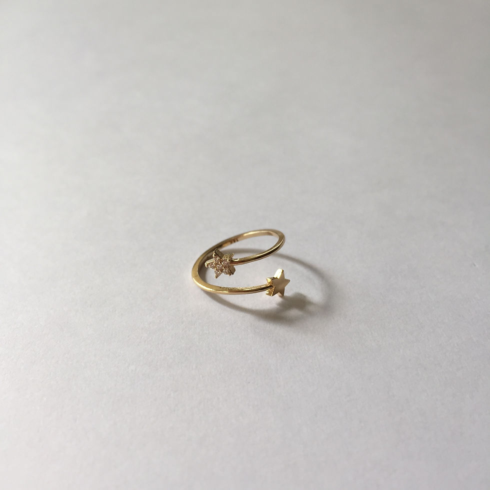 Thumbnail: Star Crossover Midi Ring