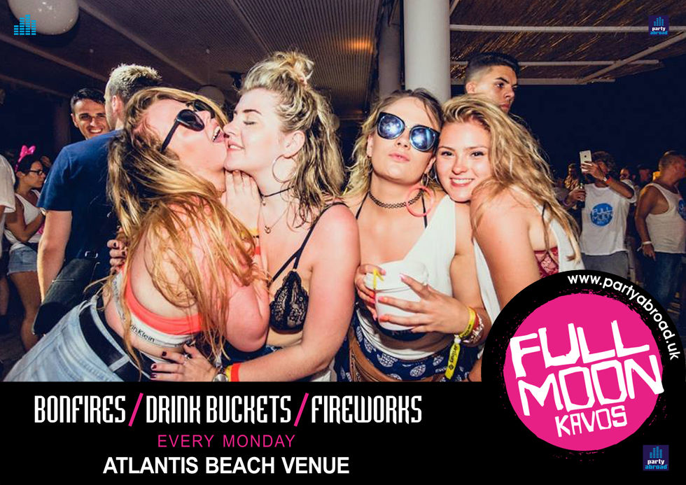 Thumbnail: Full Moon Kavos 2025 | Atlantis Beach Venue | July 14th Mon | E-Ticket