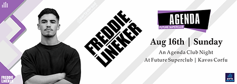 Agenda VIP Table For Freddie Lineker On Sunday 16th of August 2026 At Future Superclub Kav