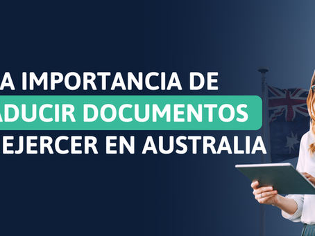 Profesional revisando requisitos para traducciones de documentos para Australia