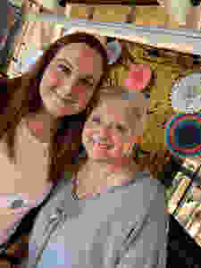 Mum and daughter so pleased to book up Luxurious Glitter for their Kent Wedding