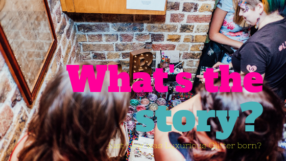 Super fun wedding photographyer Anna Pumer, takes a photo of our Luxurious Glitter bar in action at a wedding!