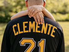 Pose Ideas for Your Sports Themed Engagement Photos