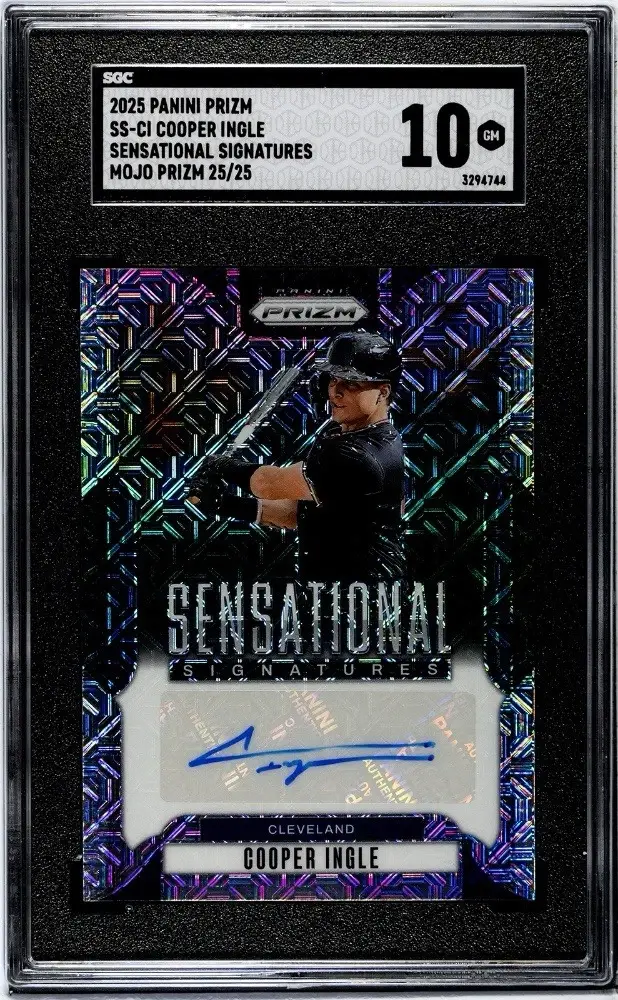 Graded 10 Cooper Kupp Sensational Signatures Prizm Card