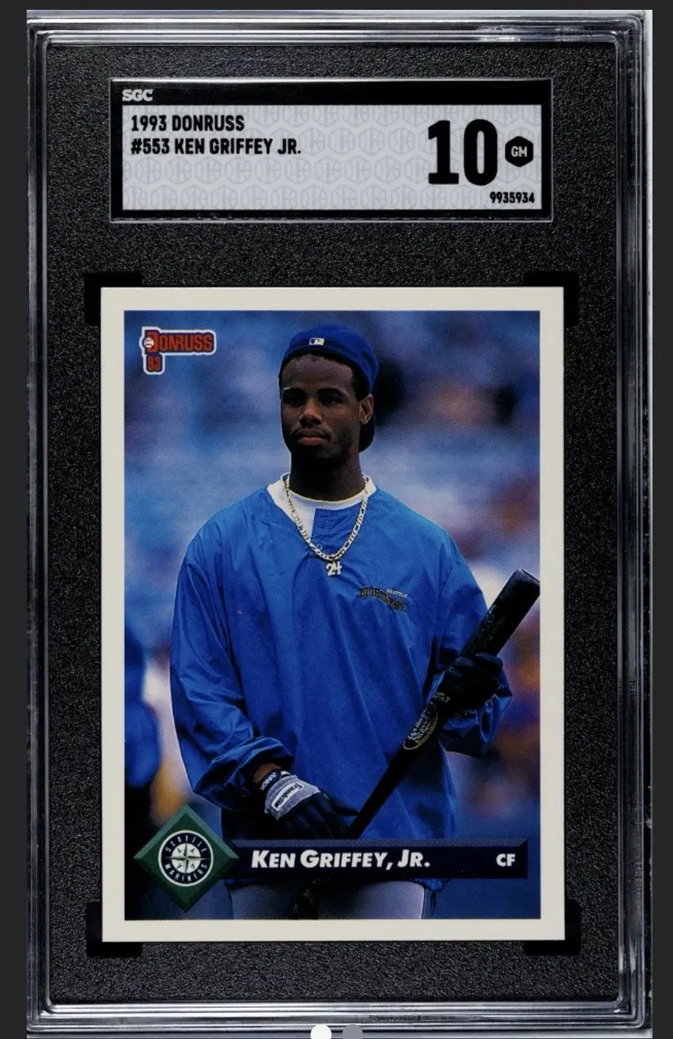 SGC 10 graded Ken Griffey Jr. Upper Deck baseball card