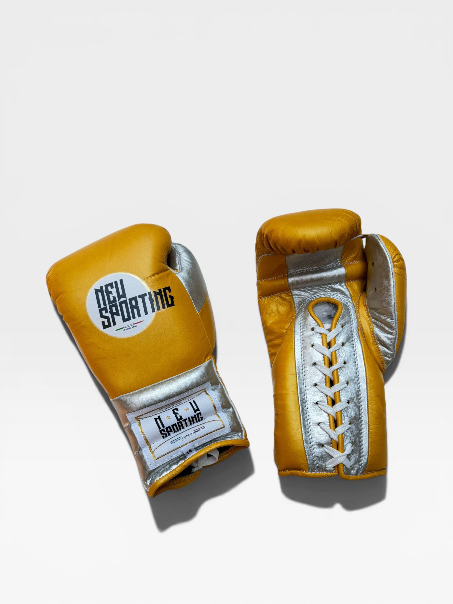 2B yellow/silver boxing Gloves 