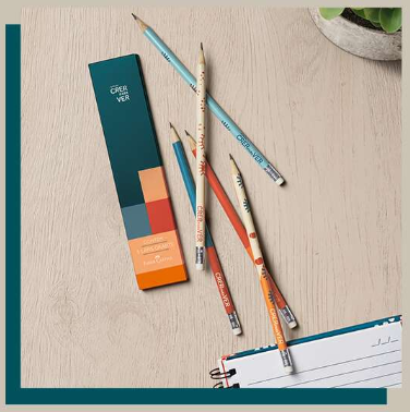 Kit Lápis Grafite Crer Para Ver - 5un