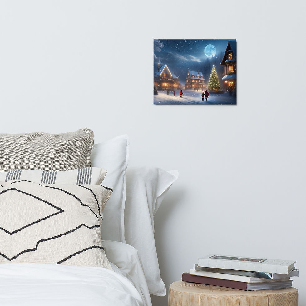Thumbnail: Moon Light Gloss Metal prints