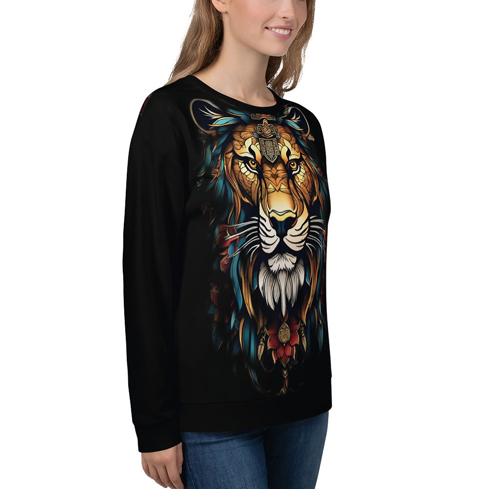 Thumbnail: Lion Peace Unisex Sweatshirt