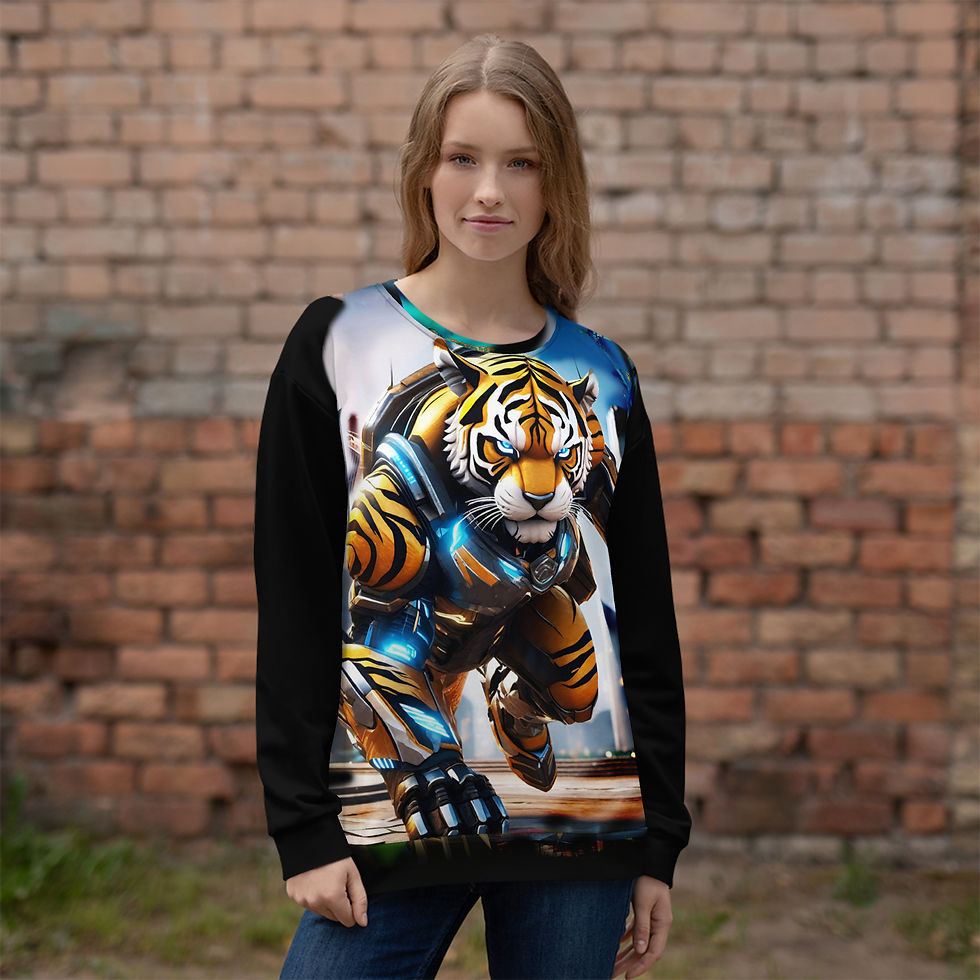 Thumbnail: Tiger Hero Unisex Sweatshirt