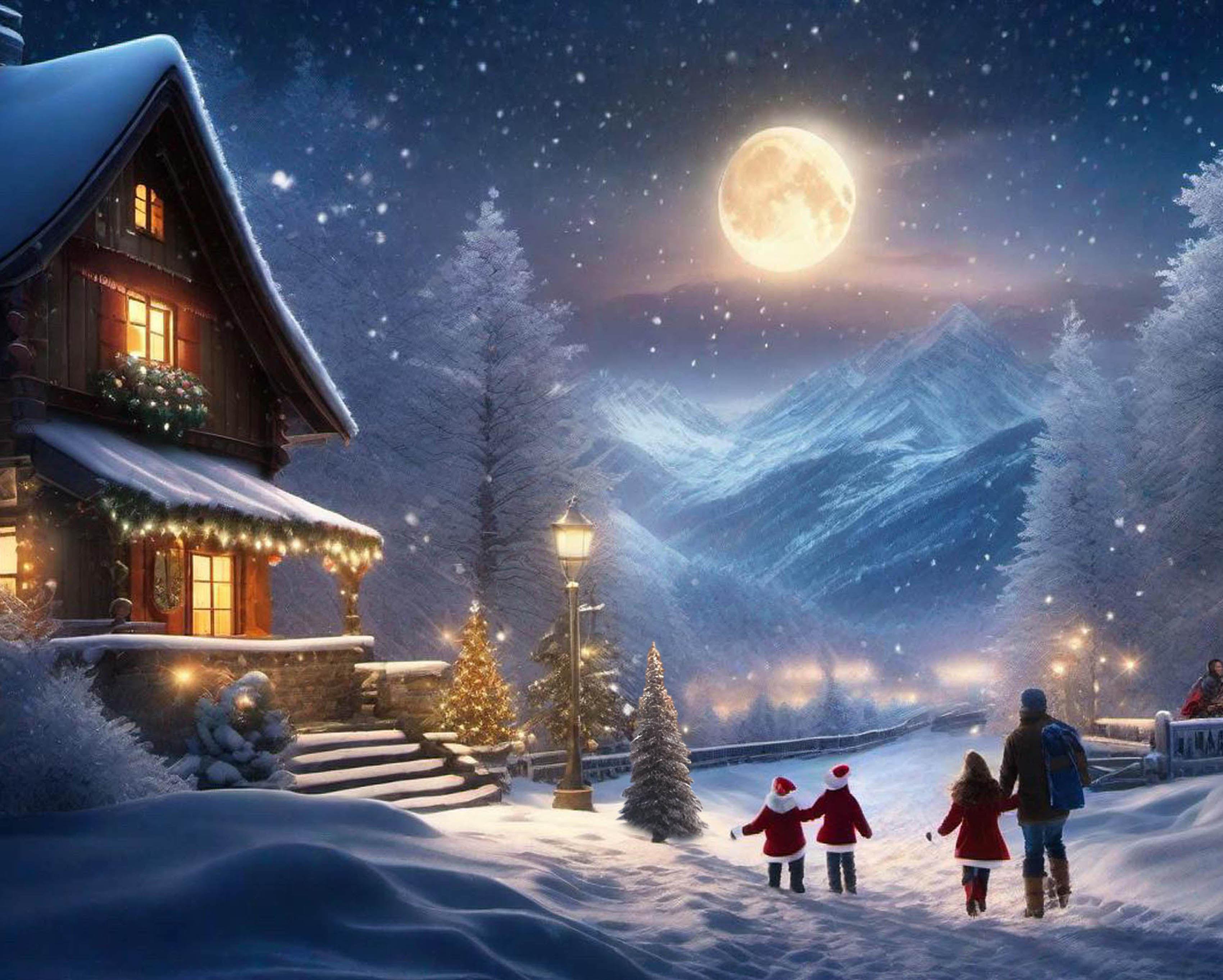 Wonderful Night Gloss Metal prints