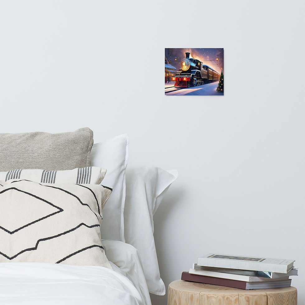 Thumbnail: Train of Bliss Metal prints