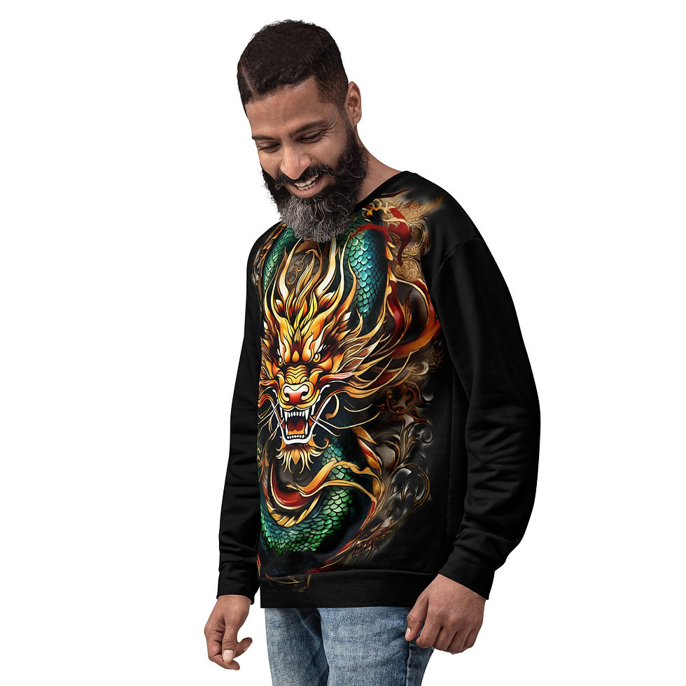Thumbnail: Dragon Story Unisex Sweatshirt
