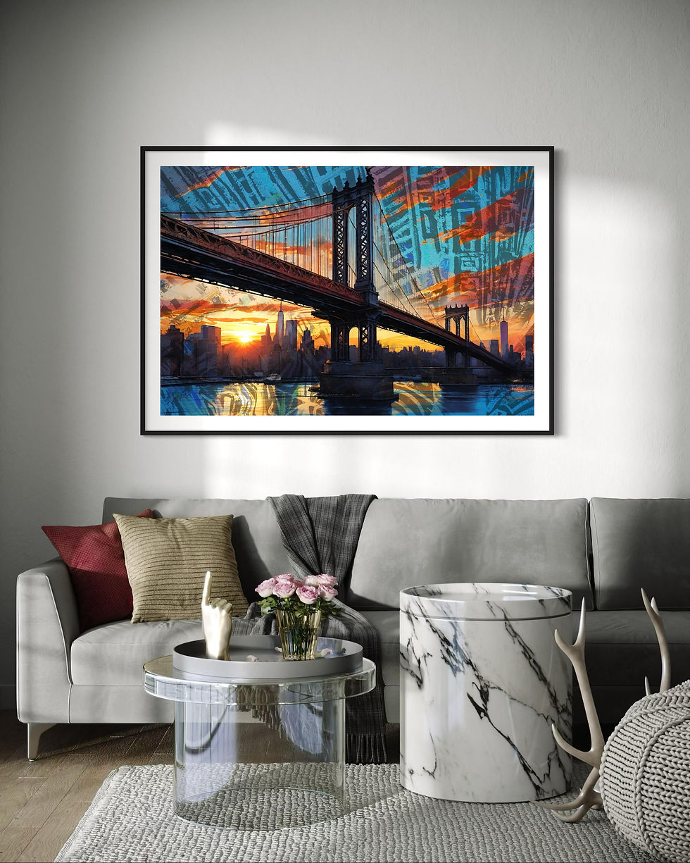 Thumbnail: Urban Bridge Canvas Print