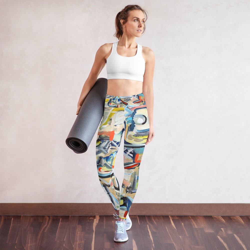Color Shapes Yoga Leggings