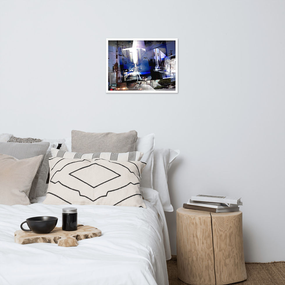 Thumbnail: Landing Light Framed poster