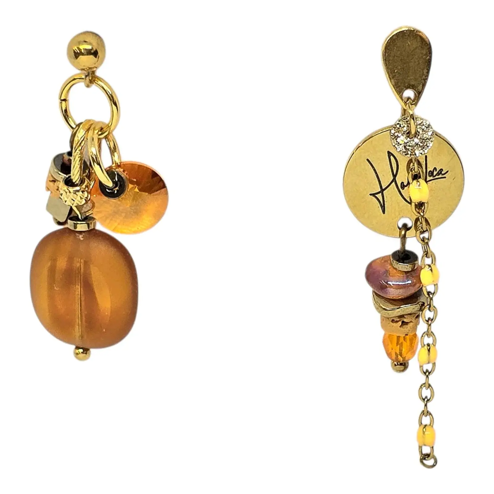 Boucles d’oreilles en acier