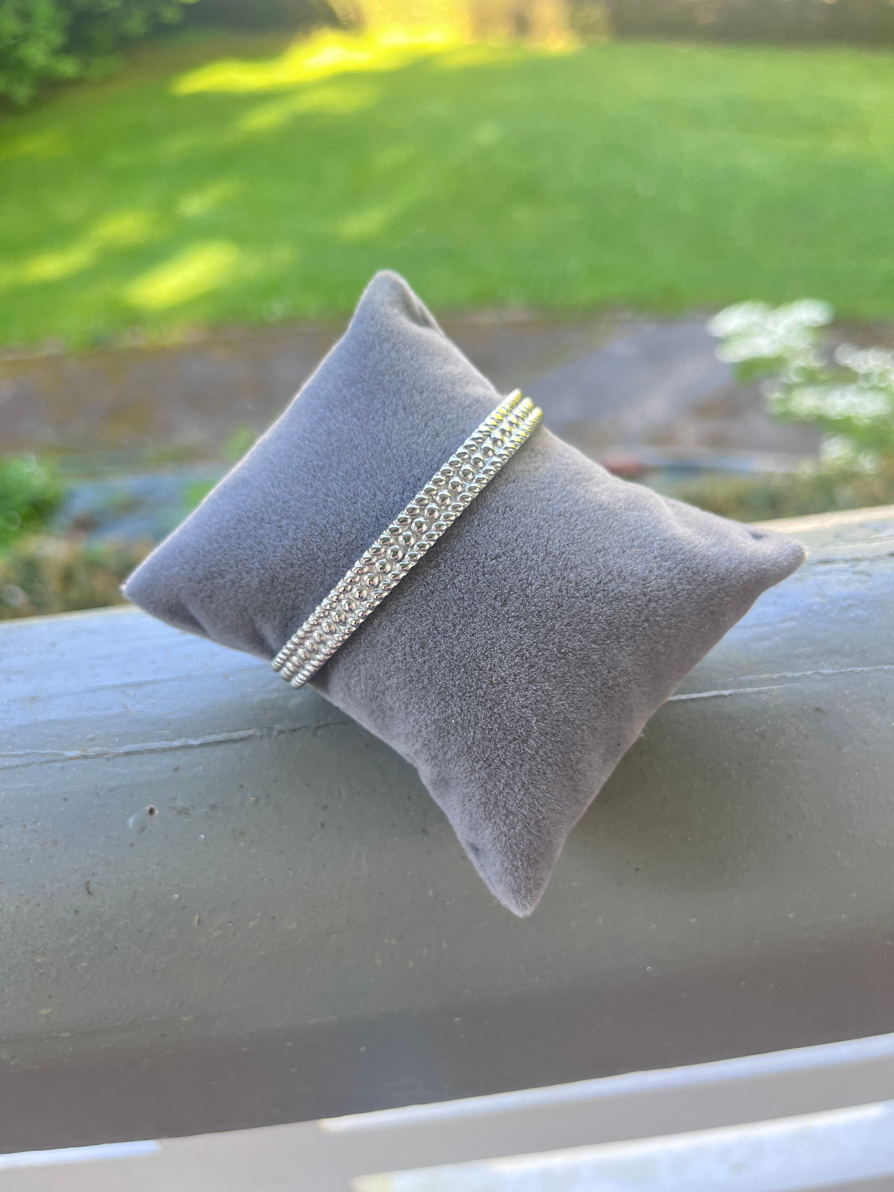 Bracelet jonc en acier