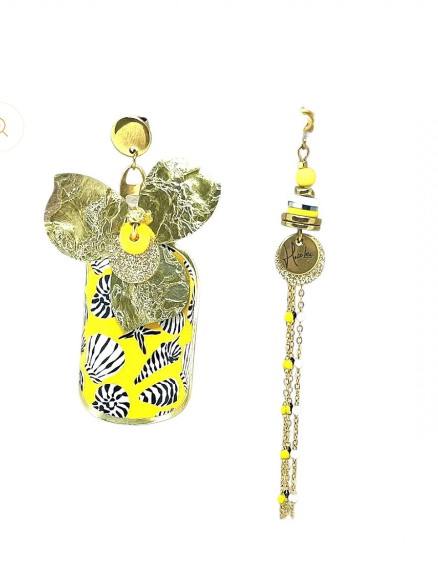 Boucles d’oreilles en acier édition limitée
