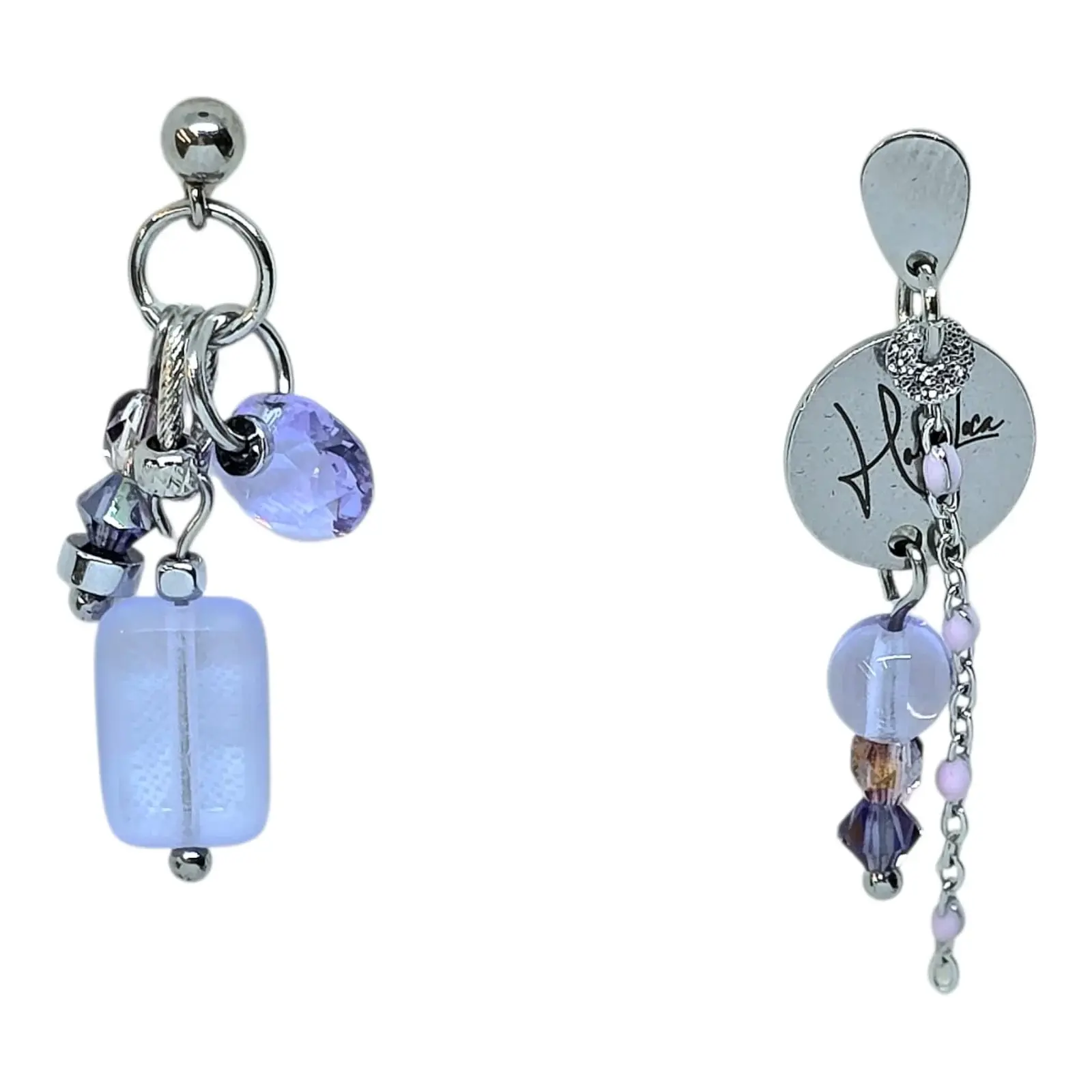 Boucles d’oreilles en acier