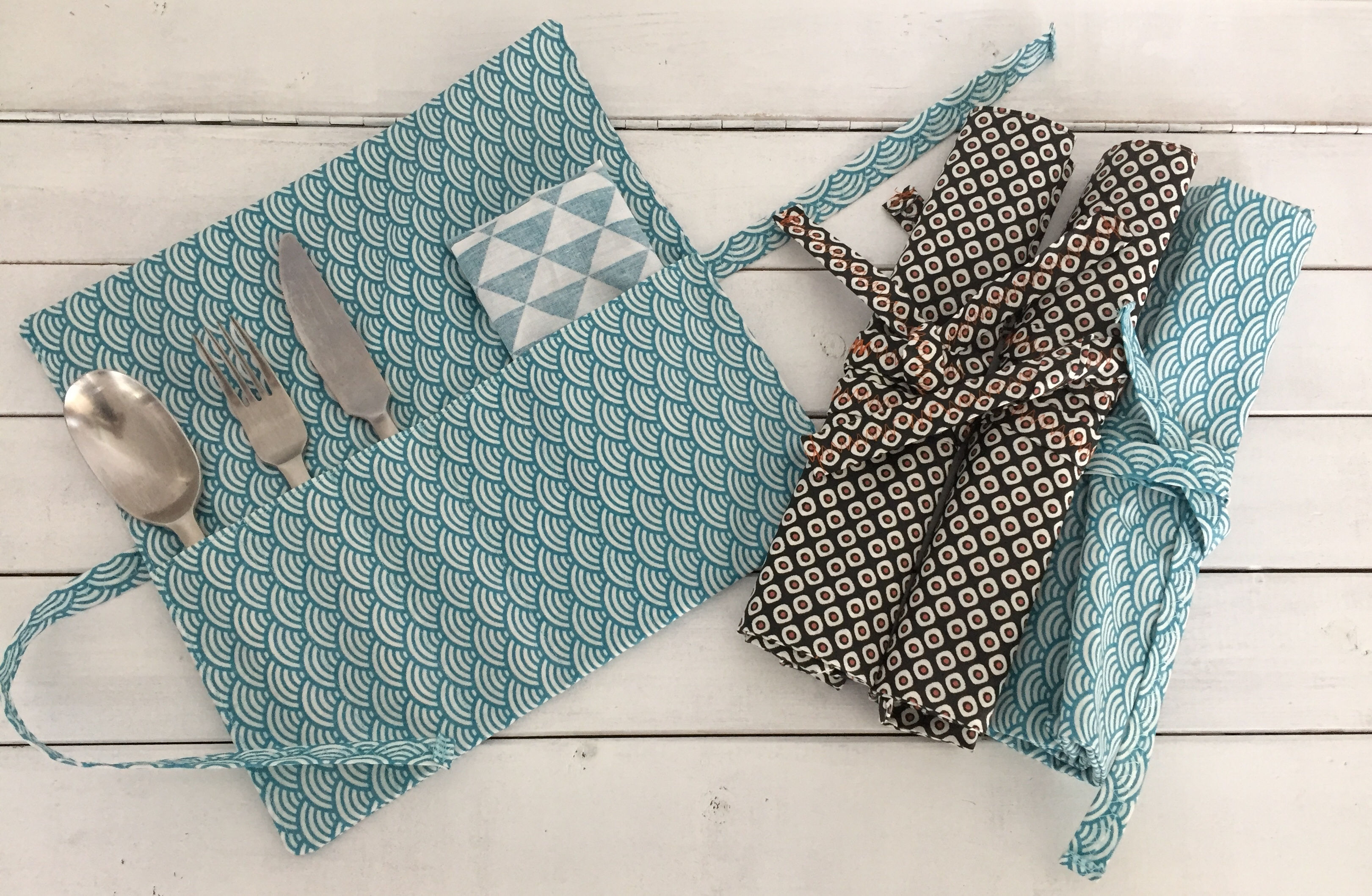 pochette pour le transport des couverts