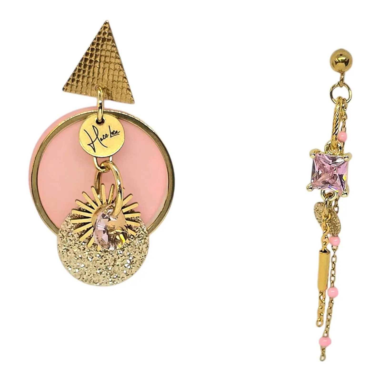 Boucles d’oreilles en acier