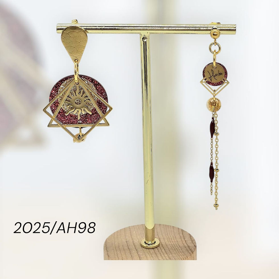 Boucles d’oreilles en acier 
